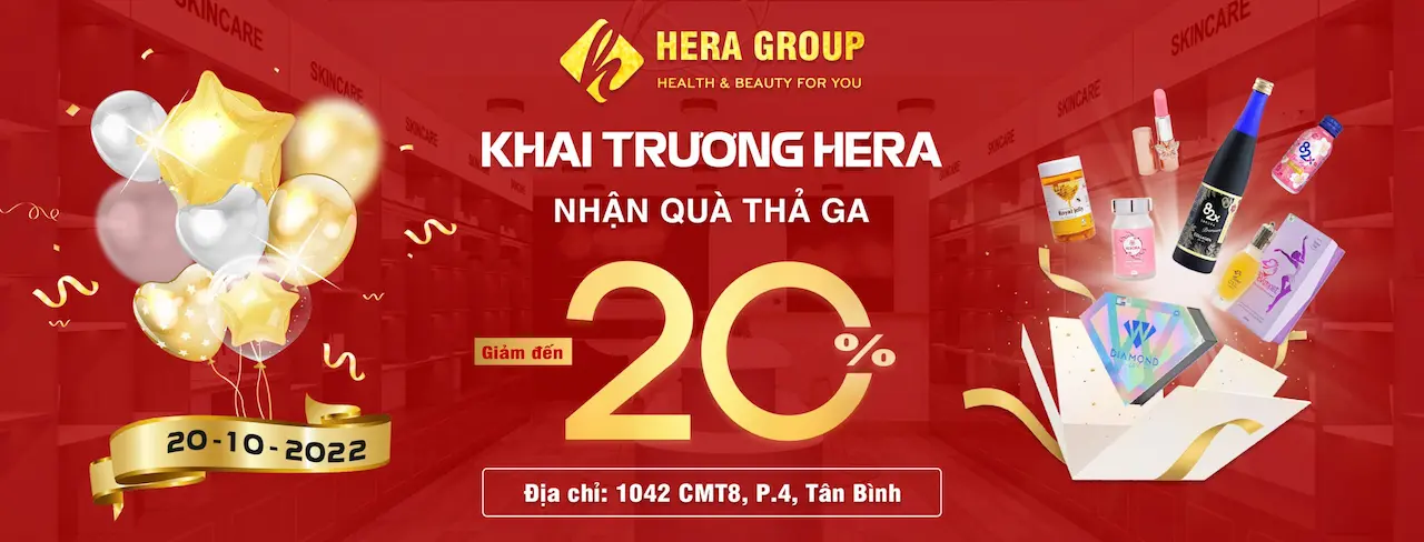 Mỹ Phẩm Hera Luôn Sẵn Sàng Đáp Ứng Mọi Nhu Cầu Làm Đẹp Cho Phái Đẹp Lẫn Phái Mạnh Mà Không Cần Phải Lo Về Giá Và 1 Chất Lượng Sản Phẩm.