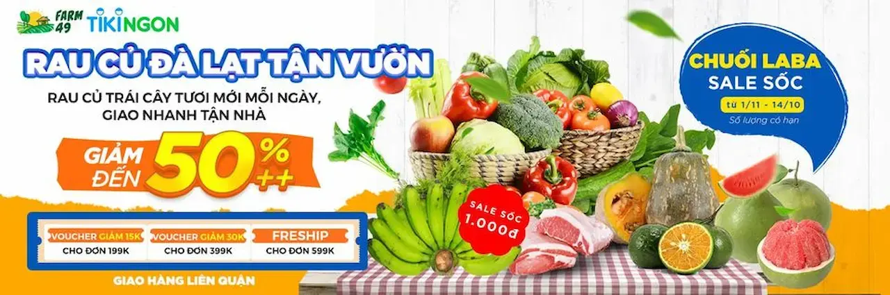 Farm49 Trái Cây & Thực Phẩm Sạch Organic Tận Vườn CỰC PHẨM DEAL SỐC ĐỘC QUYỀN