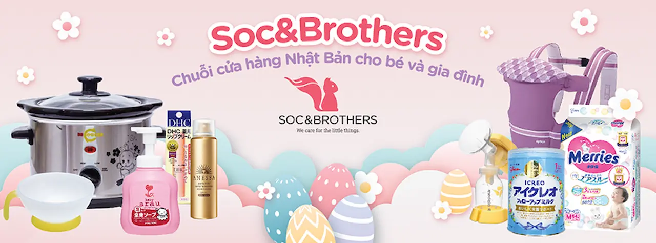 [SocBrothers] SnB – Chuỗi cửa hàng Nhật Bản cho bé và gia đình là số 1 Nhà phân phối độc quyền tã giấy Merries, nhà phân phối sữa Glico