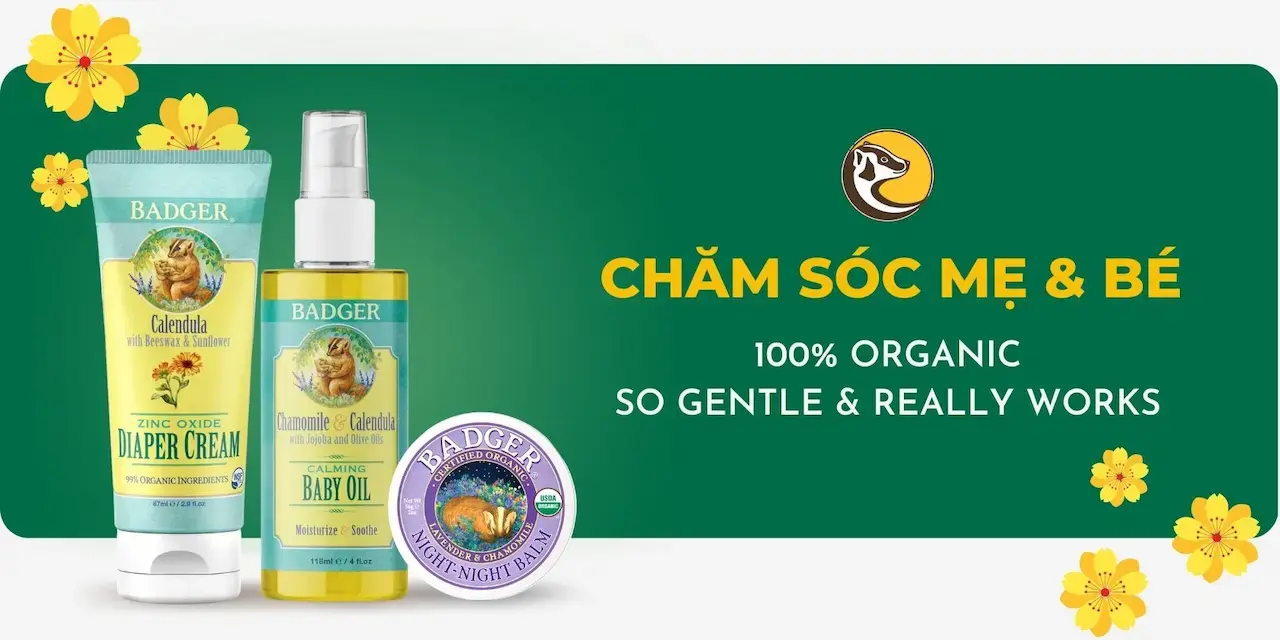 Các Loại Tinh Dầu Badger Sử Dụng 1 Phương Pháp Ép Lạnh Bao Gồm: Tinh Dầu Apricot, Tinh Dầu Baobab, Bergamot, Castor Oil, Dầu Jojoba, Dầu Olive…