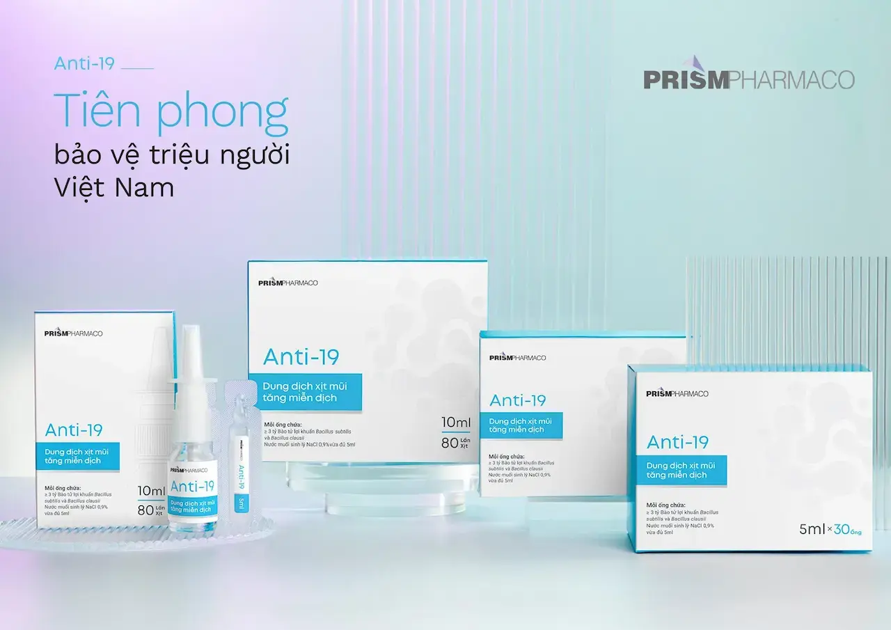 Prism Pharmaco Hợp Tác Cùng Nhà Sản Xuất Spomedic Ra Mắt Dòng Sản Phẩm Anti-19 Với Mong Muốn Chung Tay Đẩy Lùi Dịch Bệnh, Nâng Cao Sức Khỏe Và Vệ Sinh An Toàn Cộng Đồng