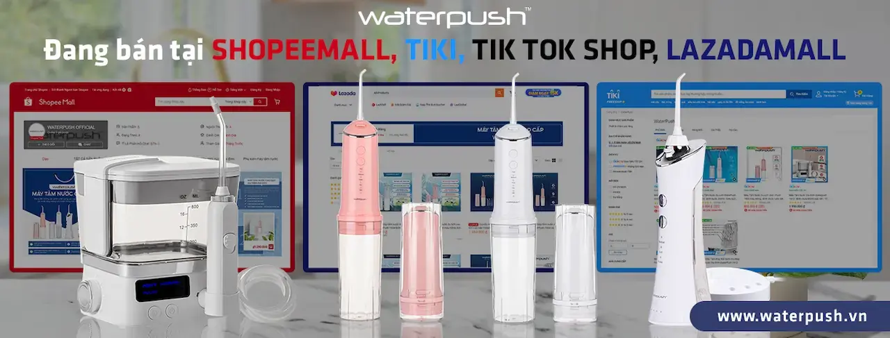 WaterPush 1 Thương Hiệu Máy Tăm Nước Dành Cho Từng Nhu Cầu Sử Dụng Của Khách Hàng Như: Sử Dụng Cho Cá Nhân, Sử Dụng Cho Người Hay Di Chuyển, Du Lịch, Sử Dụng Cho Cả Gia Đình…