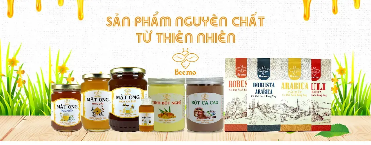 Beemo Là 1 Công Ty Chuyên Sản Xuất Và Kinh Doanh Các Sản Phẩm Mật Ong, Tinh Bột Nghệ, Cà Phê, Ca Cao Với Chất Lượng Hàng Đầu Việt Nam.