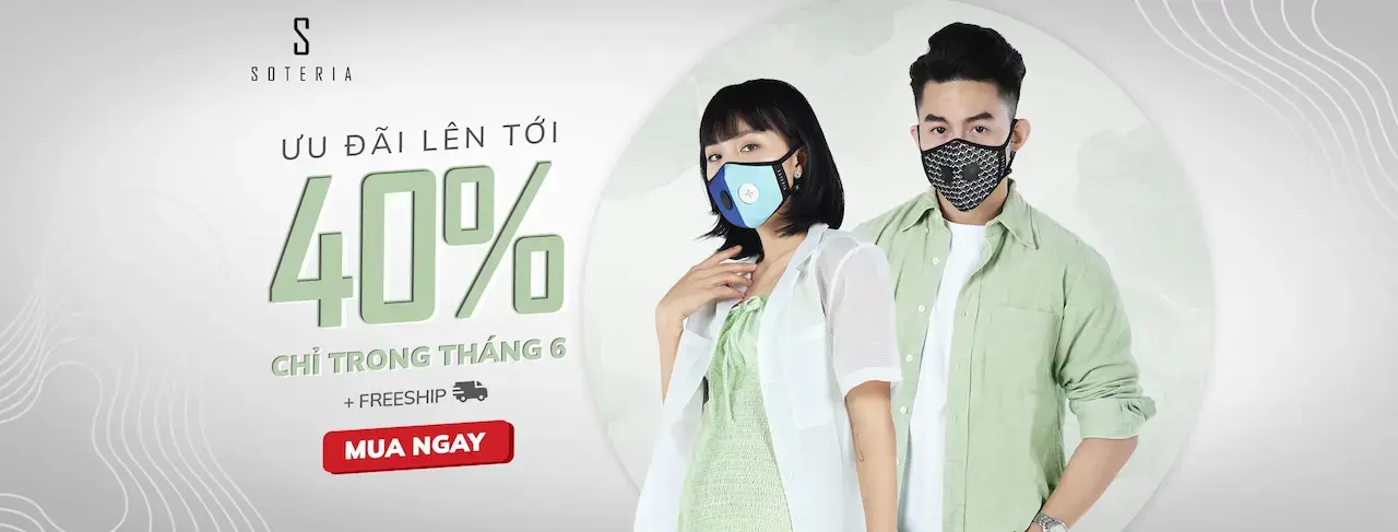 Soteria Top 1 Khẩu Trang Công Nghệ Lọc Chuẩn Mỹ, Mua Hàng Khẩu Trang Vải  Từ  & Nhiều Hơn Nữa Tại Soteria Thoả Thích Mua Sắm Với Giá Tốt Nhất