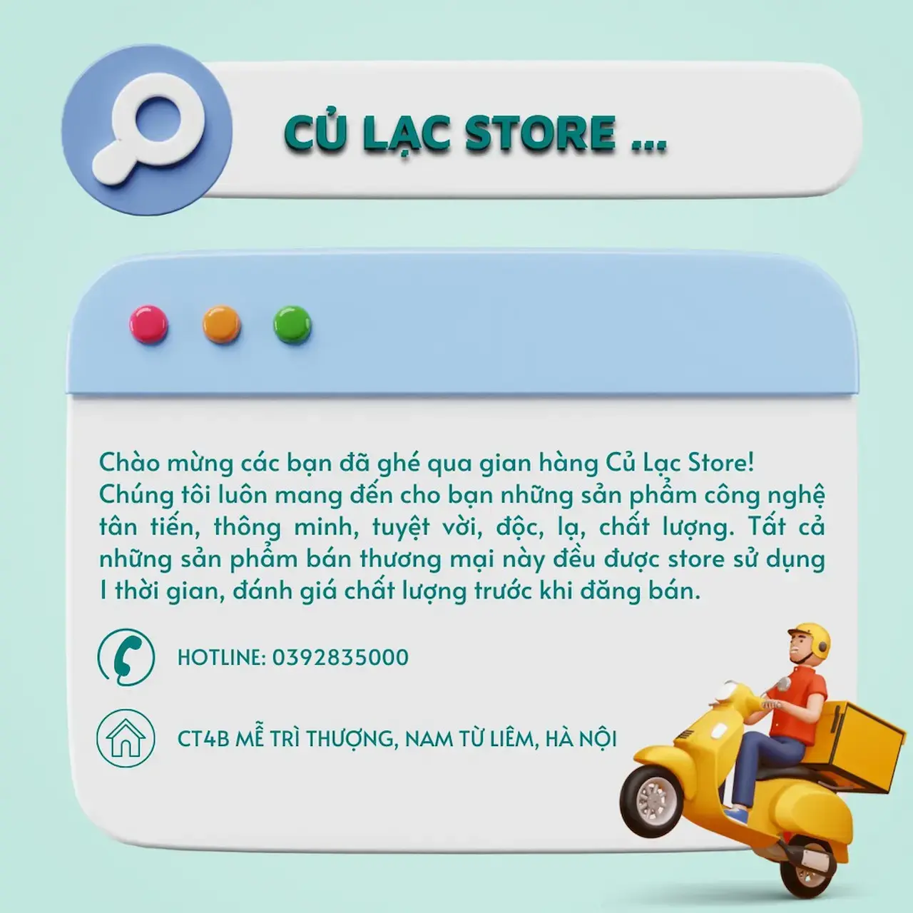 Với Củ Lạc Store, Các Bạn Sẽ Được Hưởng Những Cam Kết Đặc Biệt – Hàng Chính Hãng 100% – Sản Phẩm Công Nghệ Tân Tiến, Thông Minh.