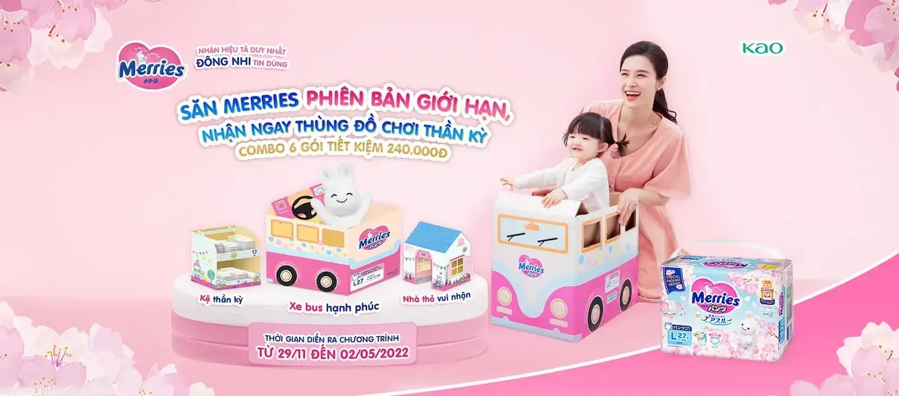 Merries Là Nhãn Hiệu Tã Giấy Cao Cấp Toàn Cầu Của Tập Đoàn Kao Nhật Bản Nhãn Hiệu Tã Giấy Số 1 Tại Nhật Bản.