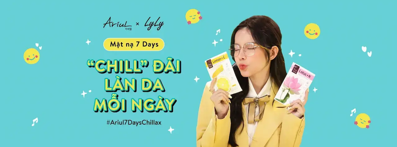 Ariul Đã Nghiên Cứu Và Cho Ra Đời Bộ Giải Pháp Thư Giãn Cho Da, Phục Hồi Chuyên Sâu Suốt 7 Ngày Trong Tuần Với 𝟳 𝗗𝗮𝘆𝘀 𝗠𝗮𝘀𝗸 Cải Tiến