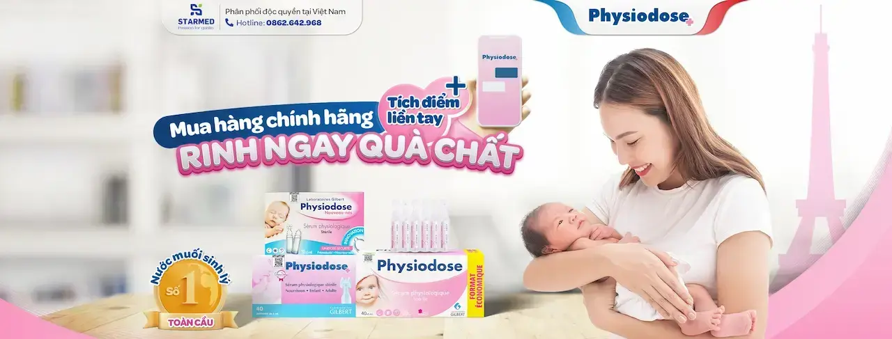 Physiodose Là Nước Muối Số 1 Toàn Cầu Của Laboratoires Gilbert, Hàng Nhập Khẩu Phân Phối Tại Công Ty Dược Phẩm Starmed – Đơn Vị Phân Phối Độc Quyền Và Duy Nhất Tại Việt Nam