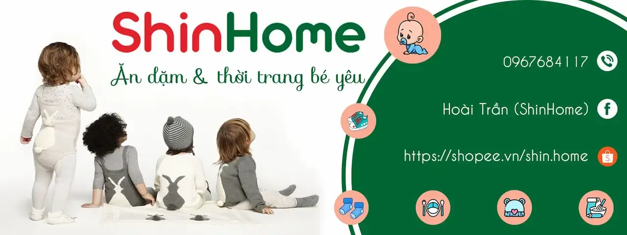 ShinHome 1 Shop Chuyên Đồ Dùng Ăn Dặm Và Thời Trang Cho Bé Yêu sản phẩm an toàn cho bé mà vẫn thân thiện với túi tiền ba mẹ