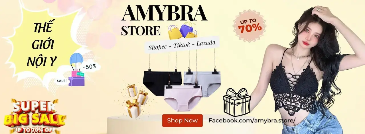 Amybra 1 shop chuyên sỉ và lẻ các mặt hàng đồ lót,phụ kiện,.Cửa hàng chúng tôi luôn tự hào có những sản phẩm chất lượng