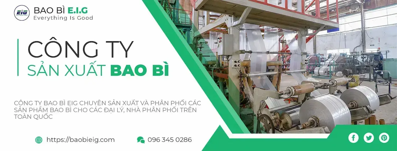 Bao Bì EIG 1 Thương Hiệu Chuyên Sản Xuất: Túi Đựng Rác, Bóng Mỡ, Xốp Zin, Túi Hột Xoài, Bao Tay, Túi Ly,… Tạo Ra Những Sản Phẩm Chất Lượng, Giá Cả Tốt Nhất Cho Khách Hàng.