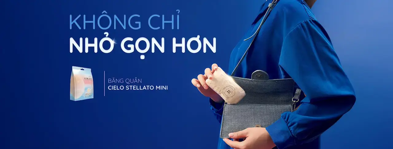 BBae Lab 1 Thương hiệu chăm sóc sức khỏe, sắc đẹp dành cho phụ nữ Băng quần CIELO STELLATO MINI