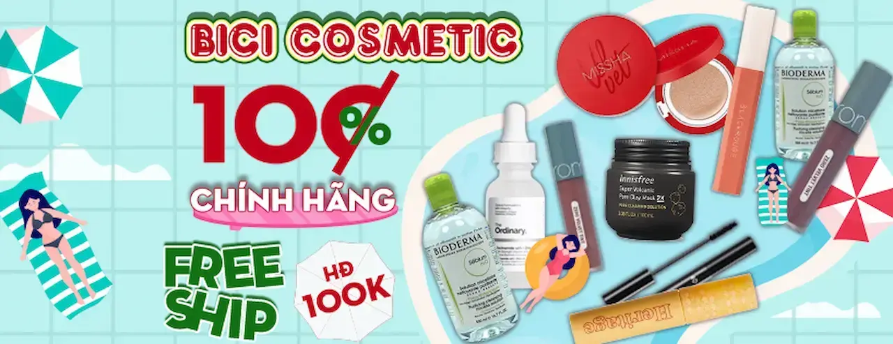 Bici Cosmetic Tự Hào Là 1 Trong Những Cửa Hàng Mỹ Phẩm Chính Hãng Được Người Tiêu Dùng Tin Tưởng Trong Đến Từ Những Thương Hiệu Khác Nhau: Hàn Quốc, Nhật Bản, Pháp… Và Nội Địa Trung Chính Hãng.