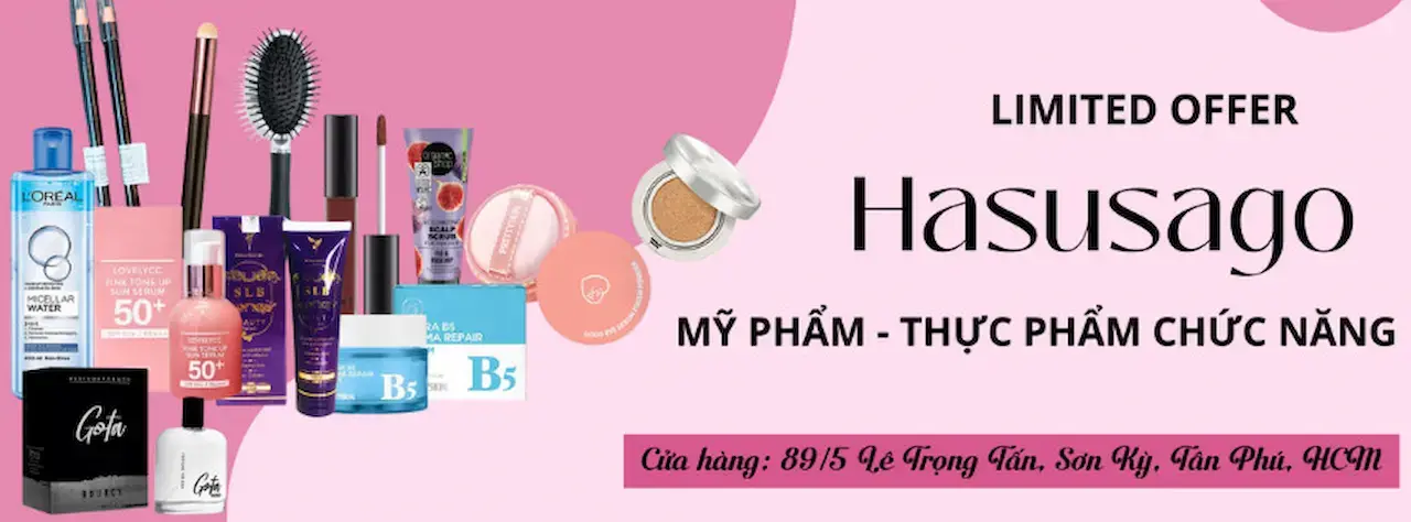 Công Ty Tnhh Thương Mại Dịch Vụ HasuSago 1 Shop Chuyên Cung Cấp Các Sản Phẩm Mỹ Phẩm cam kết chỉ phân phối sản phẩm chính hãng