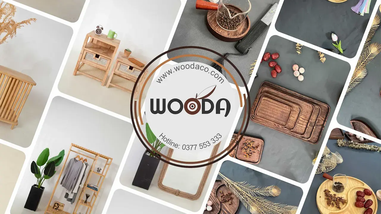 WOODA 1 shop chuyên sản xuất & cung cấp đồ gỗ gia dụng & decor cao cấp cho căn bếp & bàn tiệc của bạn