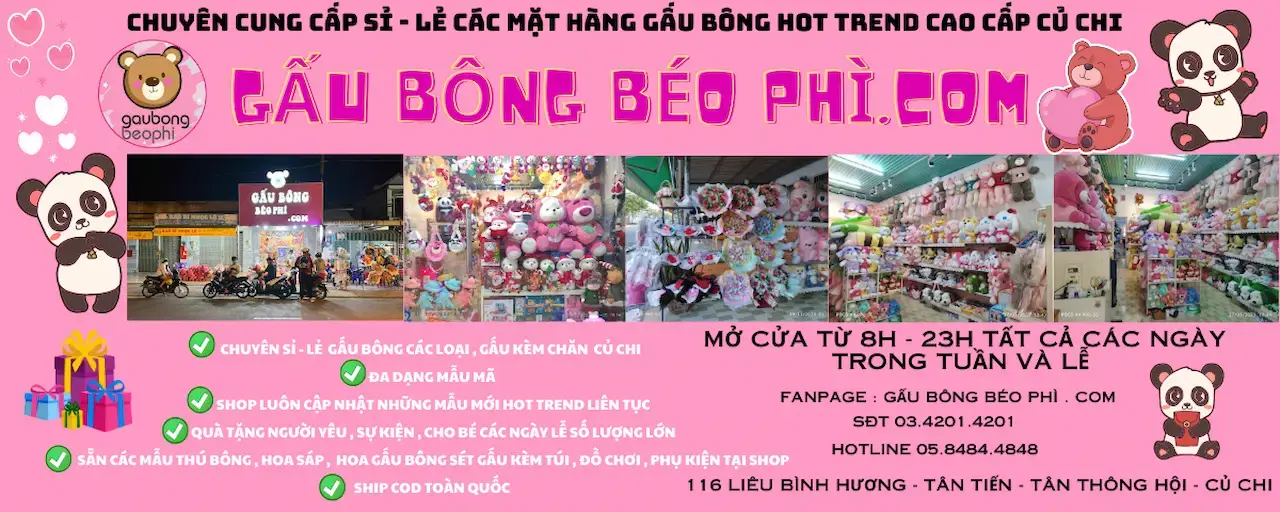 Gaubongbeophi 1 Gấu bông Polo Chuyên cung cấp Gấu bông, Thú bông, Gối ôm cao cấp Sỉ, Lẻ Tại Củ Chi TpHCM