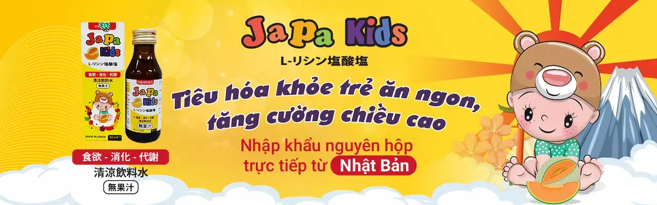 japakids là 1 sản phẩm giúp trẻ ăn ngon miệng, hỗ trợ đường tiêu hóa, tăng cường chiều cao