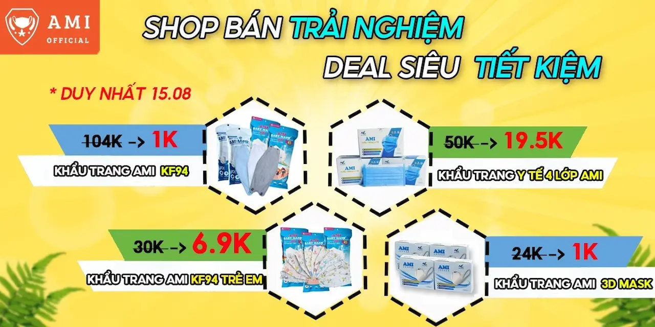 Khẩu Trang AMI khautrangami 1 Nhà sản xuất, phân phối khẩu trang kháng khuẩn AMI  đáp ứng tốt nhu cầu của thị trường