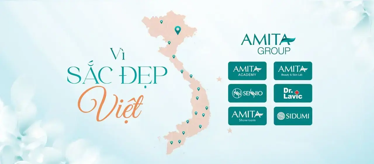 Chuỗi Nhượng Quyền Amita Showroom Sở Hữu Các Sản Phẩm Chăm Sóc Và Điều Trị Da Liễu Chuẩn Y Khoa, Nhập Khẩu Độc Quyền Từ Hàn Và 1 Công Nghệ Đến Từ M.ỹ Được Hàng Ngàn Khách Hàng Tin Tưởng Lựa Chọn.