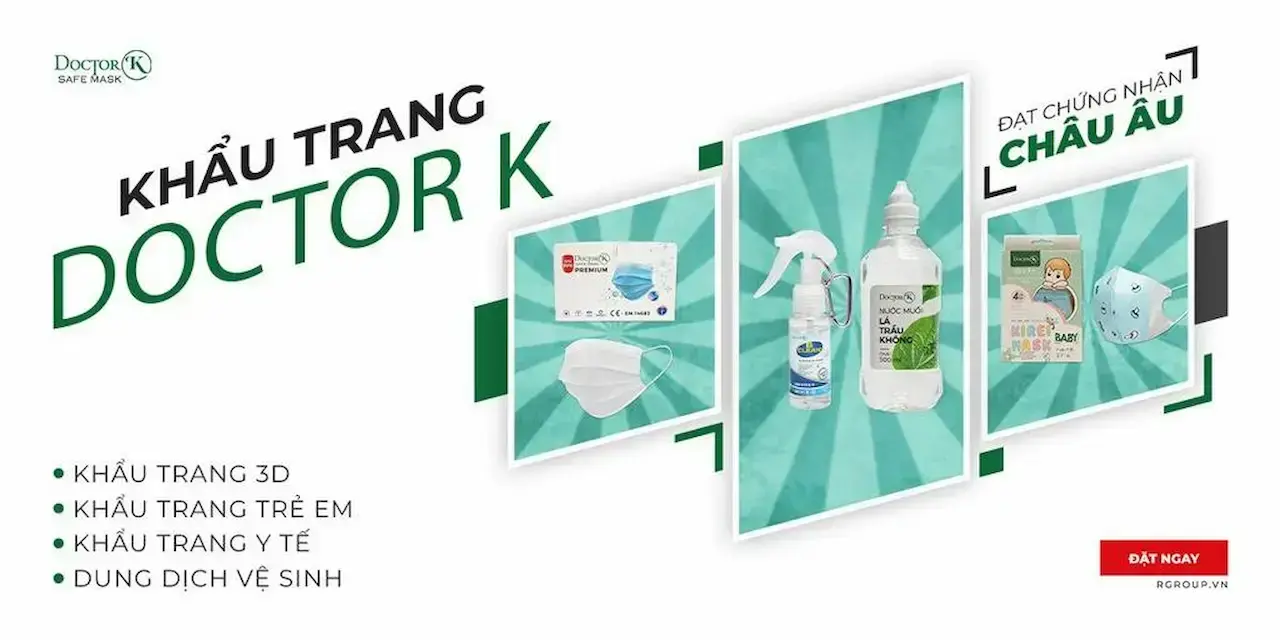 Khẩu trang Doctor K Kirei Mask Được Sản Xuất Theo Thiết Kế Và Tiêu Chuẩn Của Khẩu Trang 3d Nhật Bản.